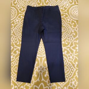 Loft Sutton Skinny navy pants size 14 curvy